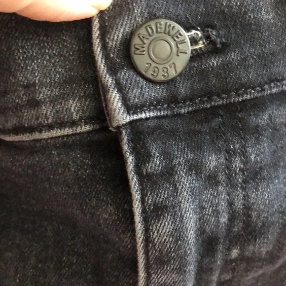 Brand New MADEWELL 10”High Riser Skinny Skinny Charcoal Jeans - Picture 9 of 9